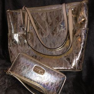 Michael Kors Handbag and Wristlet